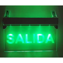 Salida de señal, luz de emergencia, señal de salida de emergencia, Salida salida de luz